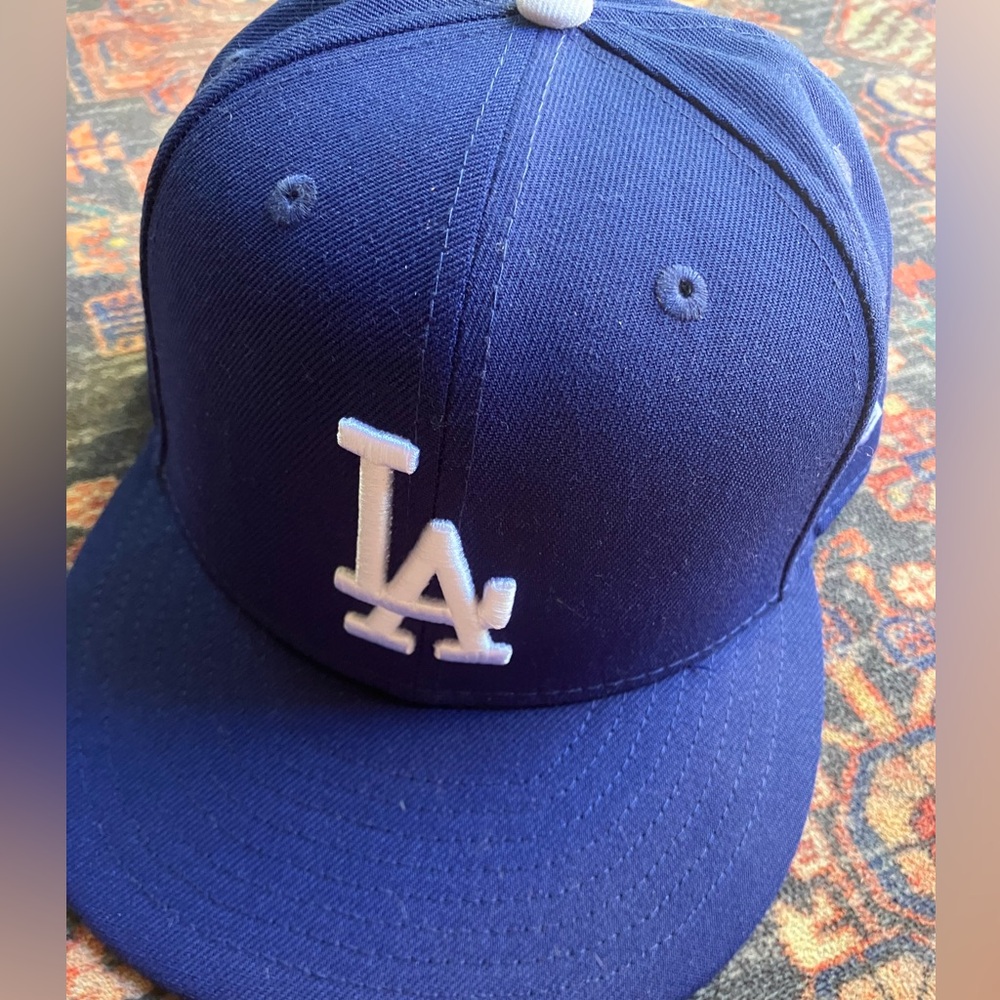 LA Los Angeles Dodgers New Era Royal Authentic Collection Fitted Hat